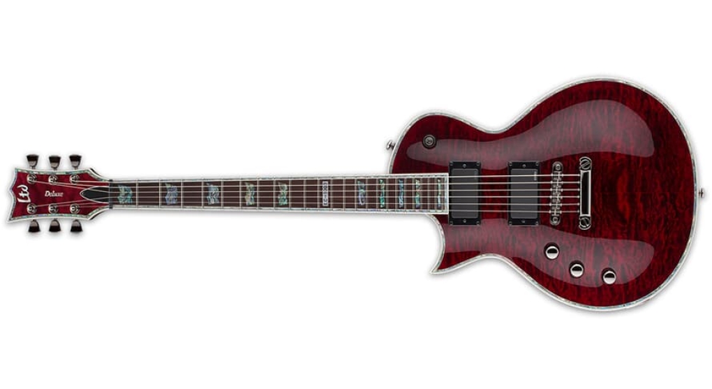 LTD EC-1000 STBC LH SEE THRU BLACK CHERRY